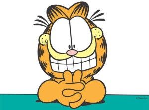 Garfield, a mosolygó macska mindig gyanús