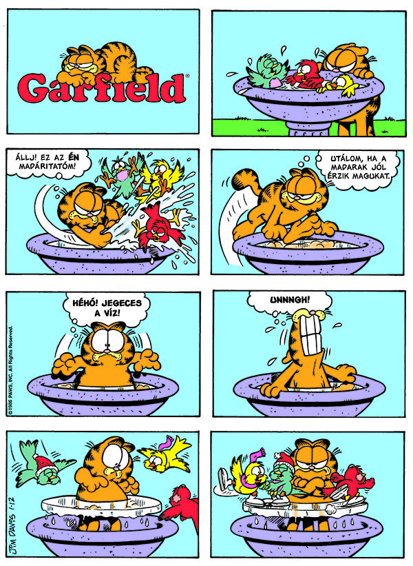 Garfield vasárnapi klasszikus